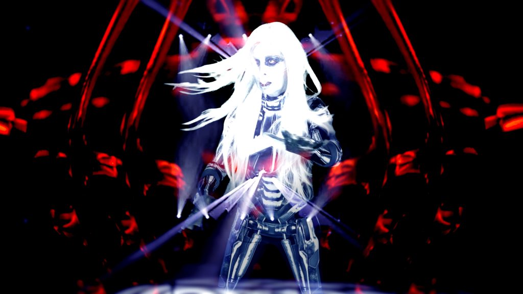 Der Cyborg tanzt im Video Transhuman von Klo TV.